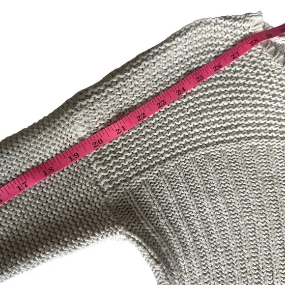 Abercrombie & Fitch Sweater Small‎ Cream CableKnit Pullover Size S Chunky Cozy - Picture 6 of 7